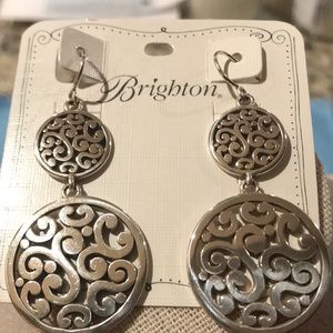 BRIGHTON - Contempo  Medallion Duo French Wire Earrings
